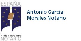 Antonio García Morales, Notario