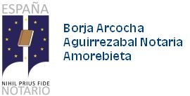 Borja Arcocha Aguirrezabal Notaría Amorebieta