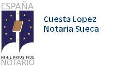 Cuesta López Notaria Sueca