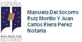 Manuela Del Socorro Ruiz Morillo Y Juan Carlos Riera Pérez Notaría