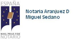 Notaría Aranjuez D. Miguel Sedano