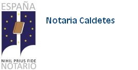 Notaria Caldetes