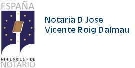 Notaria D. José Vicente Roig Dalmau