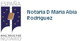Notaría Dª María Abia Rodríguez