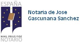 Notaría de José Gascuñana Sánchez