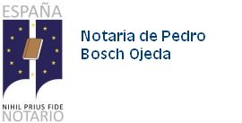 Notaría de Pedro Bosch Ojeda.