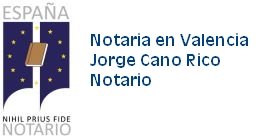 Notaría en Valencia. Jorge Cano Rico Notario