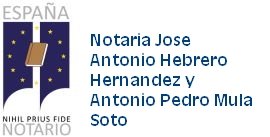Notaría José Antonio Hebrero Hernández y Antonio Pedro Mula Soto