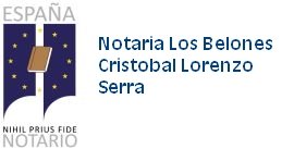 Notaría Los Belones Cristóbal Lorenzo Serra