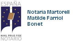 Notaría Martorell Matilde Farriol Bonet