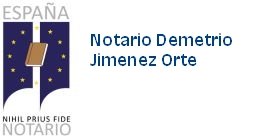 Notario Demetrio Jiménez Orte