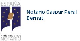 Notario Gaspar Peral Bernat