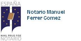Notario Manuel Ferrer Gómez