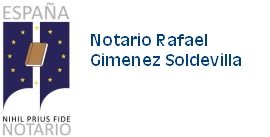 Notario Rafael Giménez Soldevilla