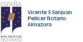 Vicente S. Sanjuán Pellicer. Notario Almazora